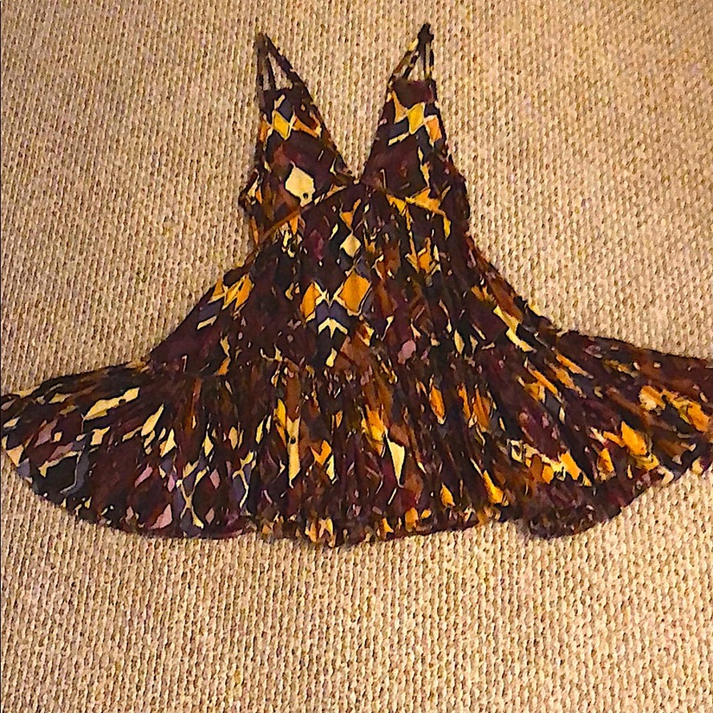 Free People fall slip on dress S